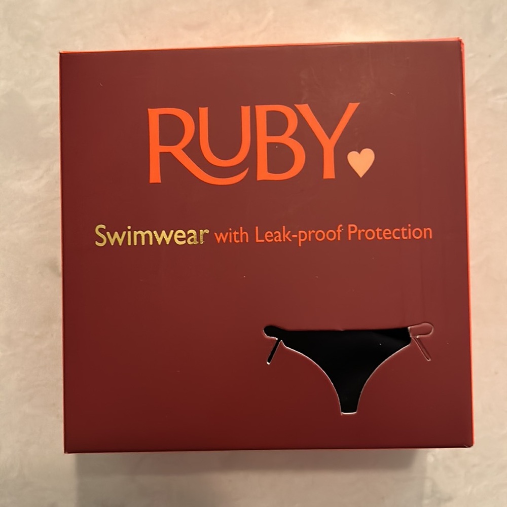 New in box Ruby Love Period Swim Bottoms in the box!
